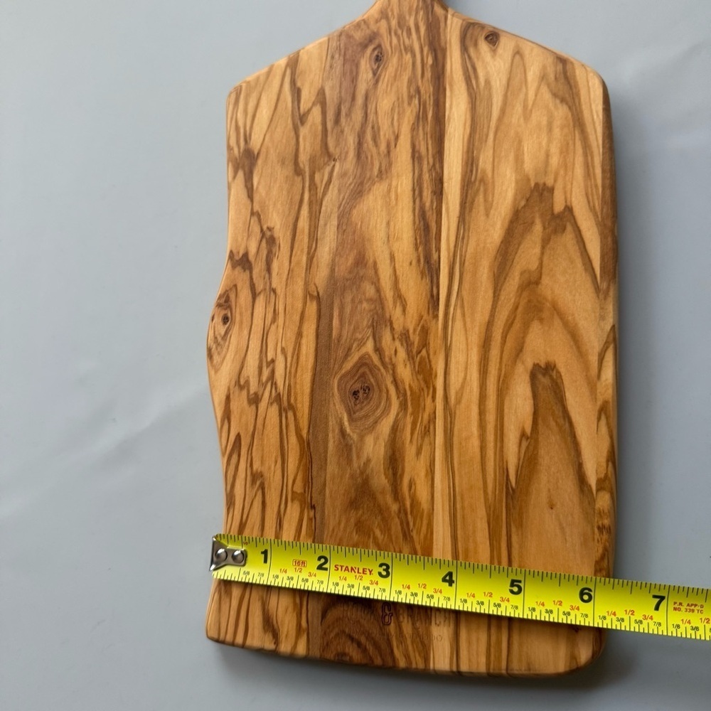 Rock & Branch Olive Wood Serving Paddle Charcuterie Board Natural Wood - Picture 6 of 9
